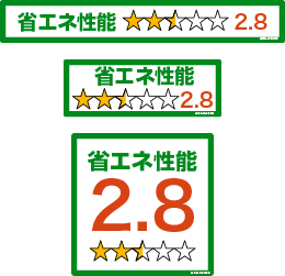 エアコンの統一省エネルギーラベル