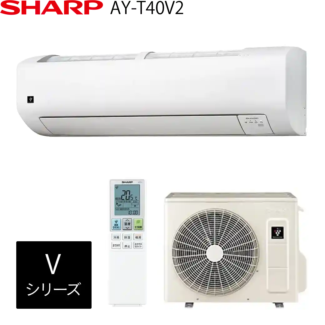 シャープエアコン・AY-T40V2(W)